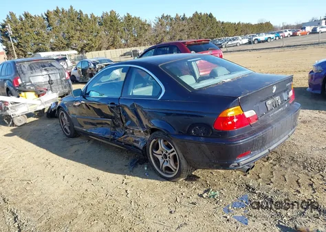 2001 BMW 330Ci from USA, damaged, VIN WBABN53401JU22431